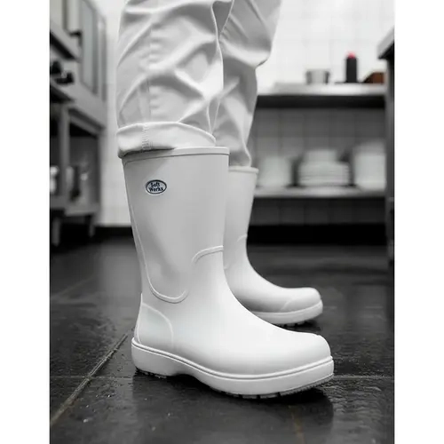 Bota Cano Longo Branca Antiderrapante BB87 – Soft Works – CA 42632