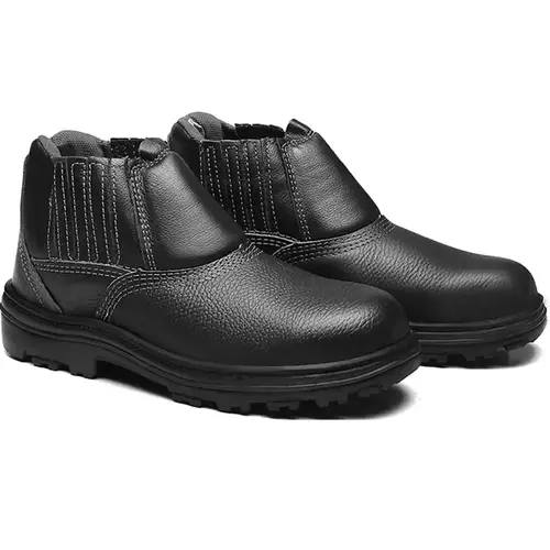 Bota de Segurança Bracol Vaqueta Hidrofugada Solado Nitrílico Biqueira Plástica – Tamanhos Especiais 48 a 50 CA 32623