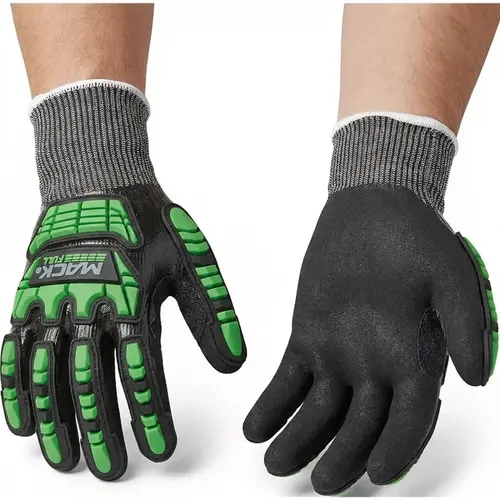 Luva Anti-Impacto e Corte Next Safety Mack Full 70.500 Totalmente Banhada Nitrílica CA 51520