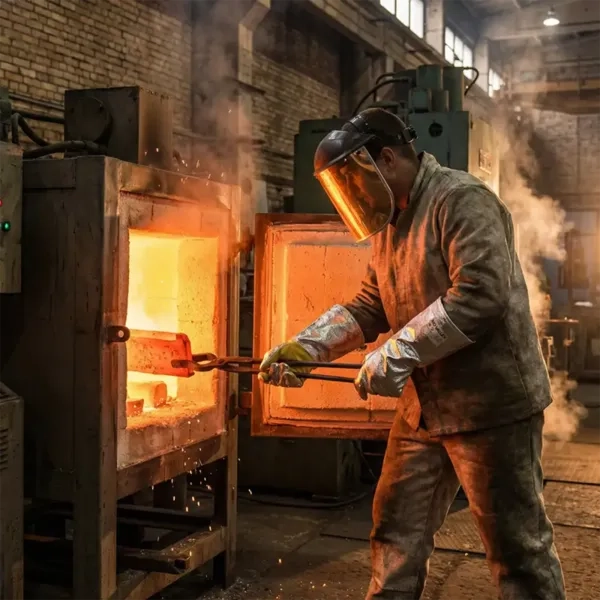 Luva Aluminizada 5 Dedos Rio Valley Extreme Heat Nota Máxima EN 407 Proteção Contra Calor Radiante e Metais Fundidos até 1400°C CA 48247