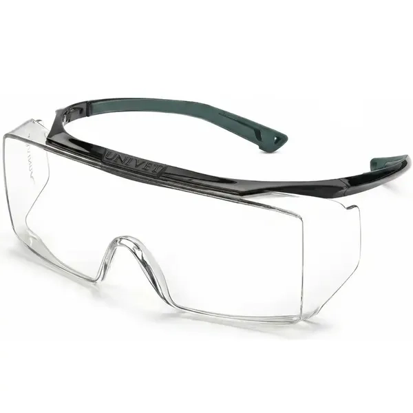 Óculos de Sobreposição Univet 5X2 Advanced Clear CA 52.432 — OTG — Vanguard PLUS (Antiembaçante + Antirrisco) — UV400 — Alto Impacto Z87+
