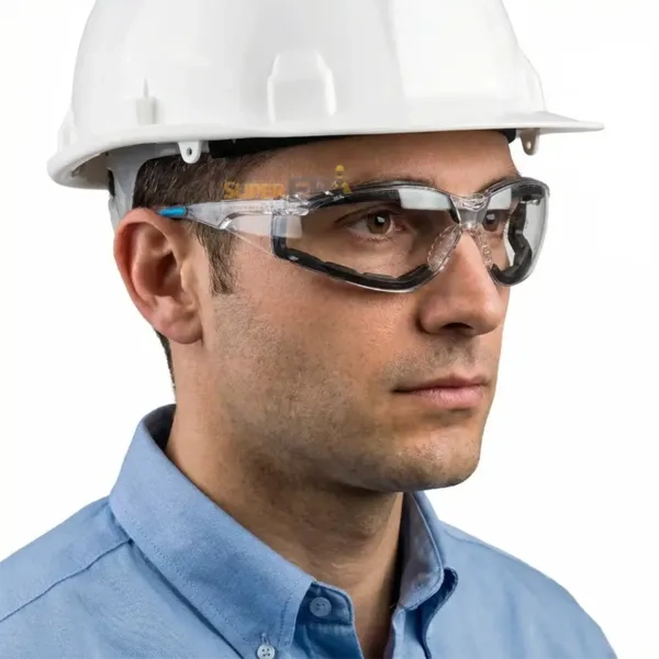 Óculos de Segurança Univet 513 Foam Clear 513F.03.04.00 Vedação em Espuma Antirrisco Antiembaçante Z87+ CA 37.014