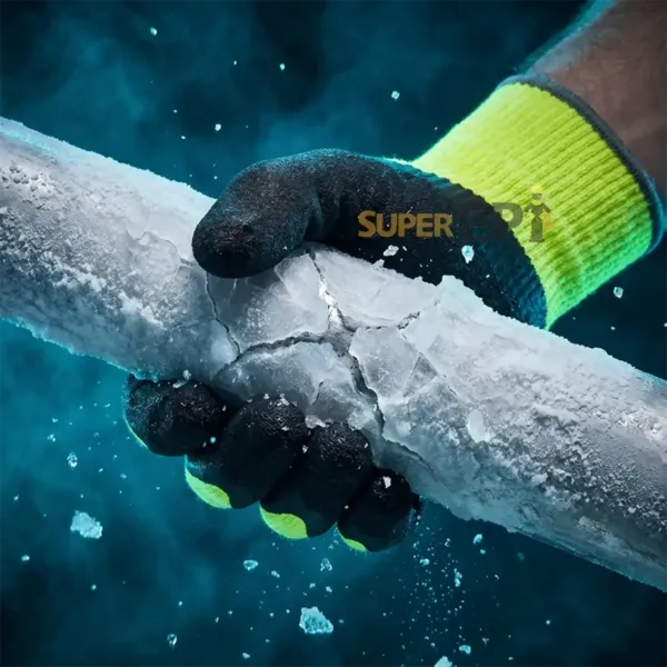 Luva de Segurança Térmica Tryon Ice 1 Next Safety Cód. 22.900 EN 511 EN 388 3142C Látex Micro Espumoso CA 52.600
