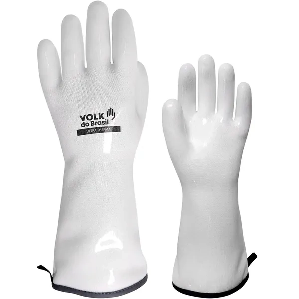 Luva Térmica Ultra Therma Silicone Calor 350°C Frio Impermeável Química Tipo B Food Safety 10.07.330.06 Volk CA 51.314