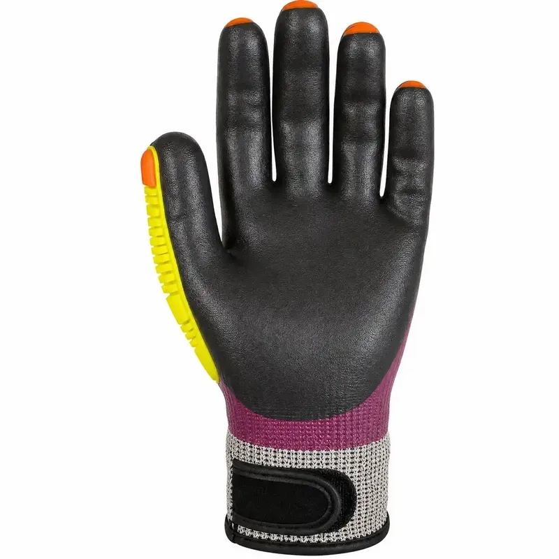 Luva Volk Overpro Impacto Cut Total Roxo 10.09.192.28 Anticorte TDM F Impacto Dorso TPR CA 48324