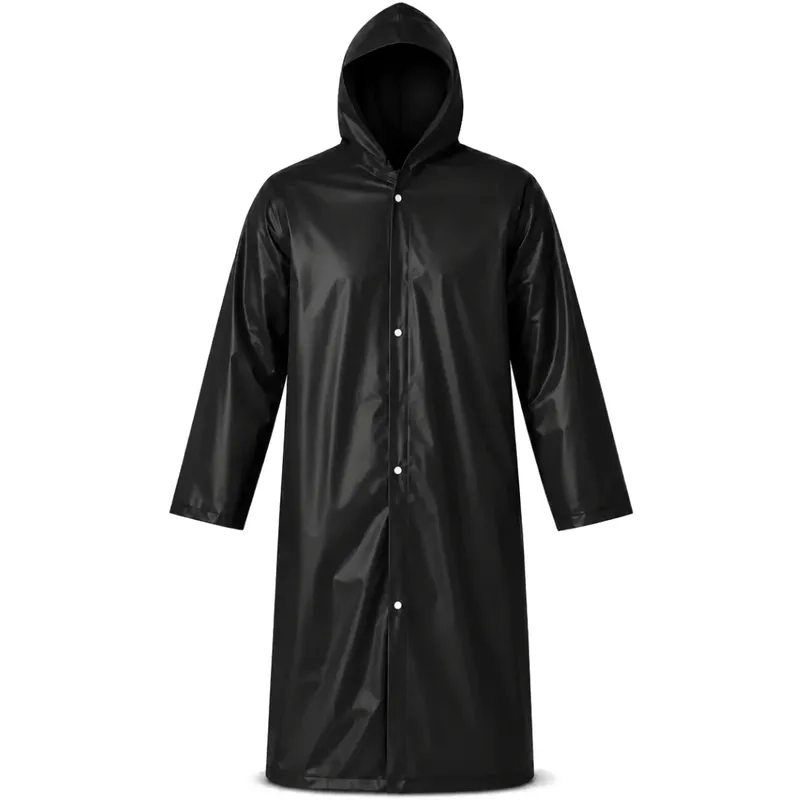 Capa de Chuva PVC Forrado Standard Brascamp Preto CA 28.449
