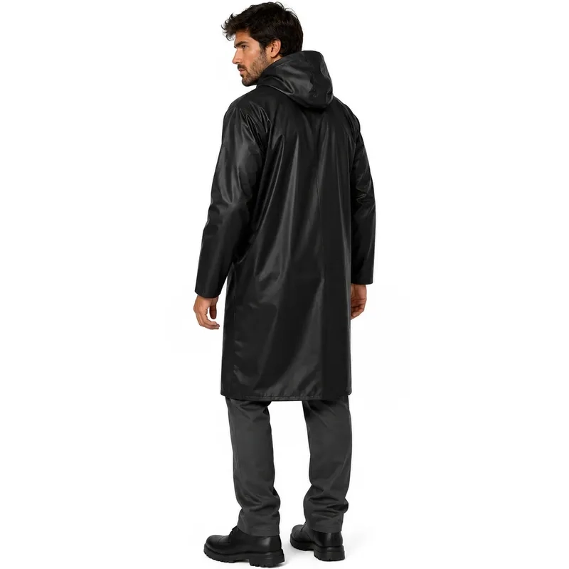 Capa de Chuva PVC Forrado Standard Brascamp Preto CA 28.449