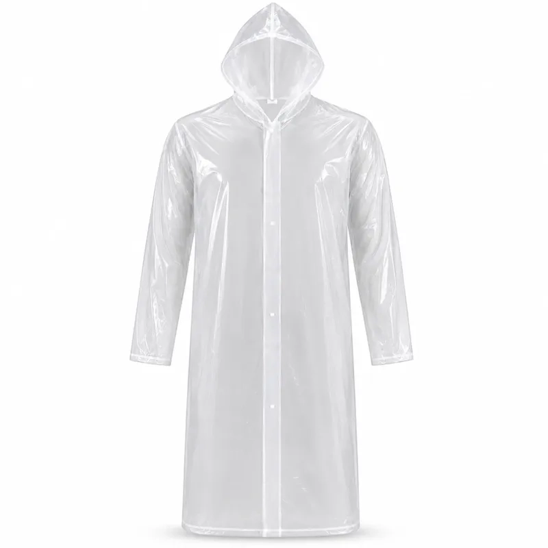Capa de Chuva PVC Forrado Standard Brascamp Incolor CA 28.449