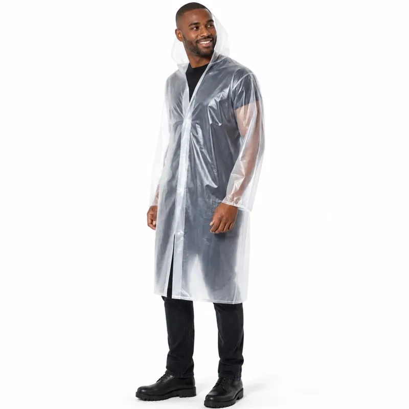 Capa de Chuva PVC Forrado Standard Brascamp Incolor CA 28.449