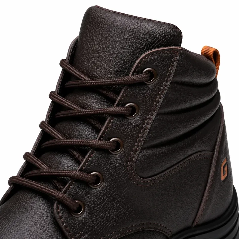 Bota de Segurança Gogowear Tork Café 100% Couro Legítimo e Solado Emborrachado CA 43770