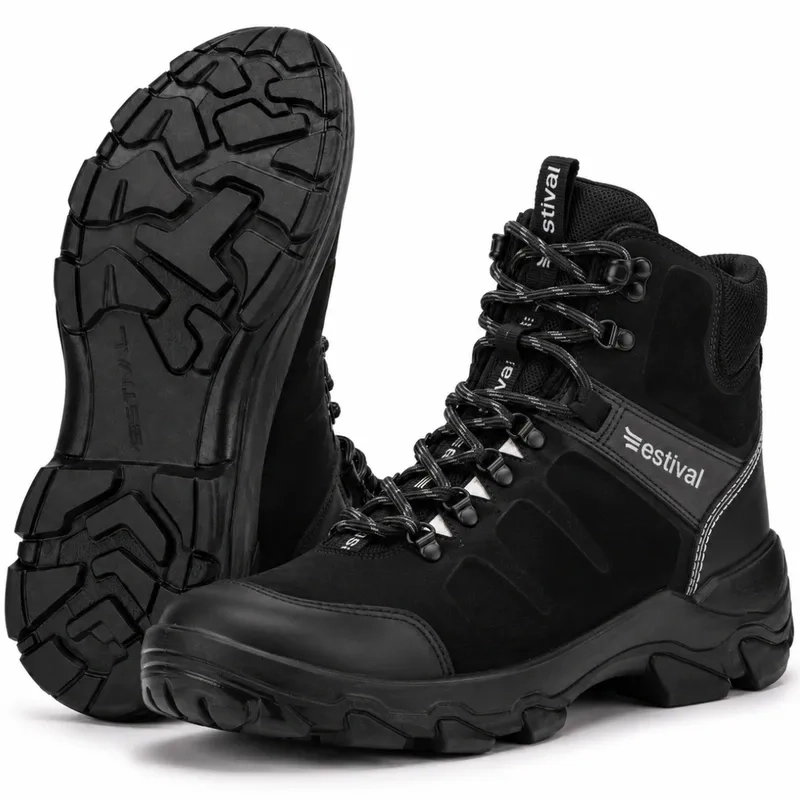 Bota de Segurança Estival Discovery DC20001S1 Preto Bico de PVC CA 44591