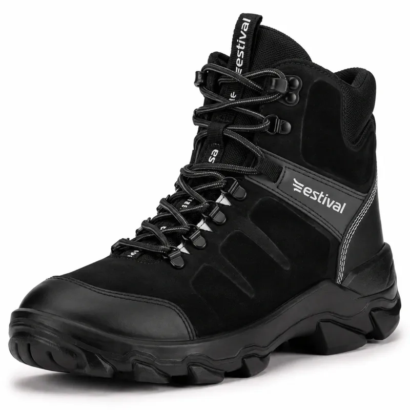 Bota de Segurança Estival Discovery DC20001S1 Preto Bico de PVC CA 44591