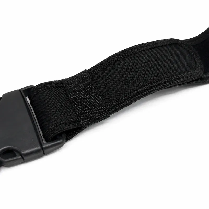Cinturão Tático Preto em Nylon com Velcro Interno e Fecho de Engate Rápido