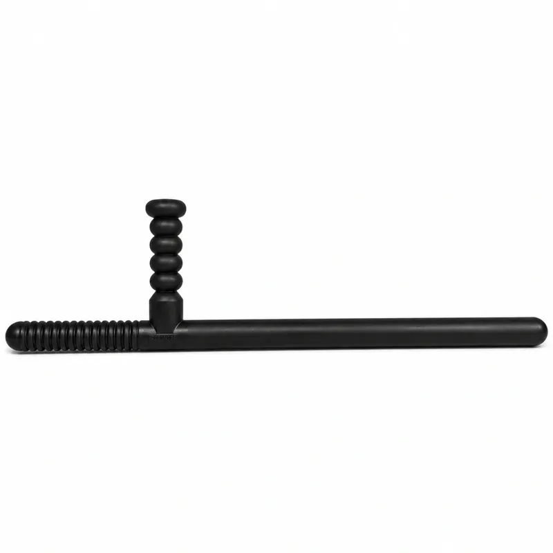 Tonfa Cassetete de Segurança Cabo Lateral Uso Profissional Vigilância