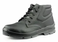 Bota de Segurança em Amarrar Fujiwara BNFS Com Bico de Pvc 4065BNFS4600FX Atende Norma CA 42032