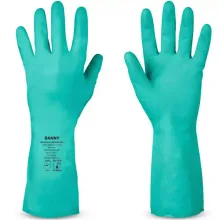 Luva Nitrílica para Proteção Química  NitraSolv Danny DA-36201 CA 25313