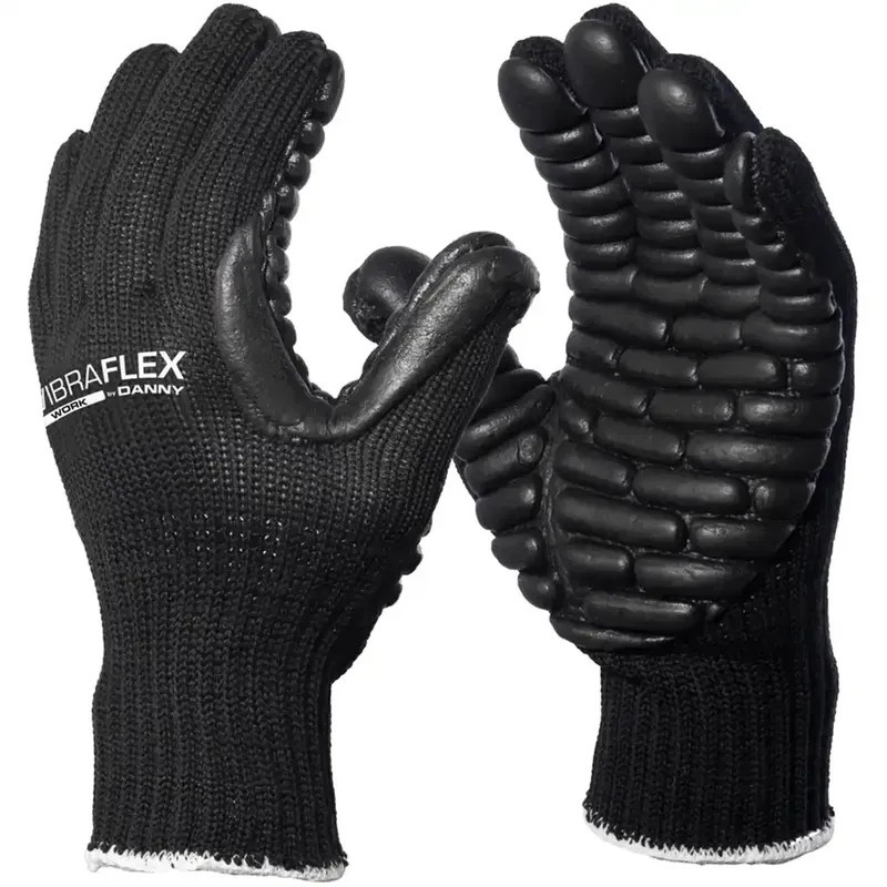 Luva Antivibração Vibraflex Work Danny DA-4.000 EN ISO 10819 Calor 250°C Mecânica 3443C Corte 4 Rasgamento 4 Neoprene Gomos Linha Suprema CA 44549