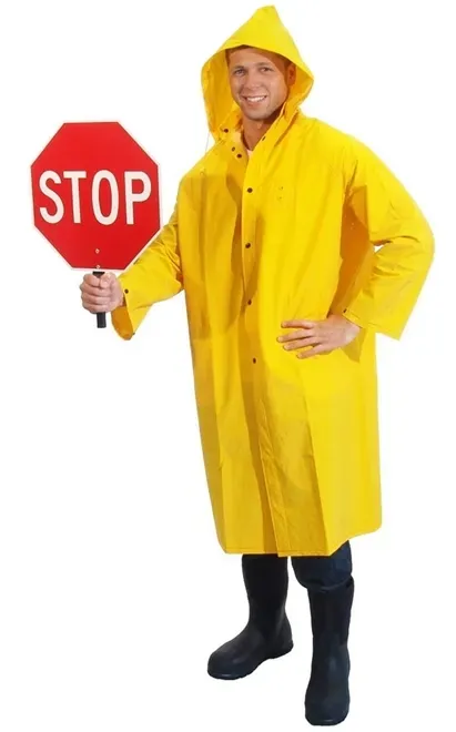 Capa de Chuva Amarela em Trevira  KP400 Impermeável CA 35562