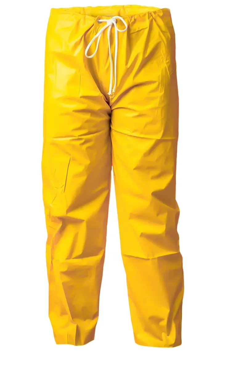 Calça de Chuva em PVC Forrada Amarela CA 37536