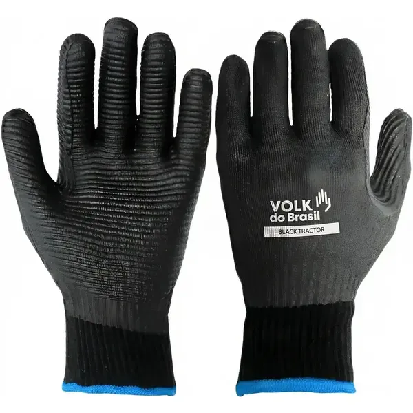 Luva Black Tractor Volk Para Abrasão Corte e Calor CA 37981