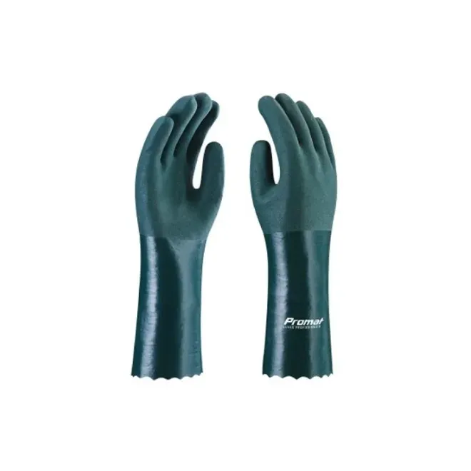 Luva VinilPlast Promat de PVC Verde CA 1713