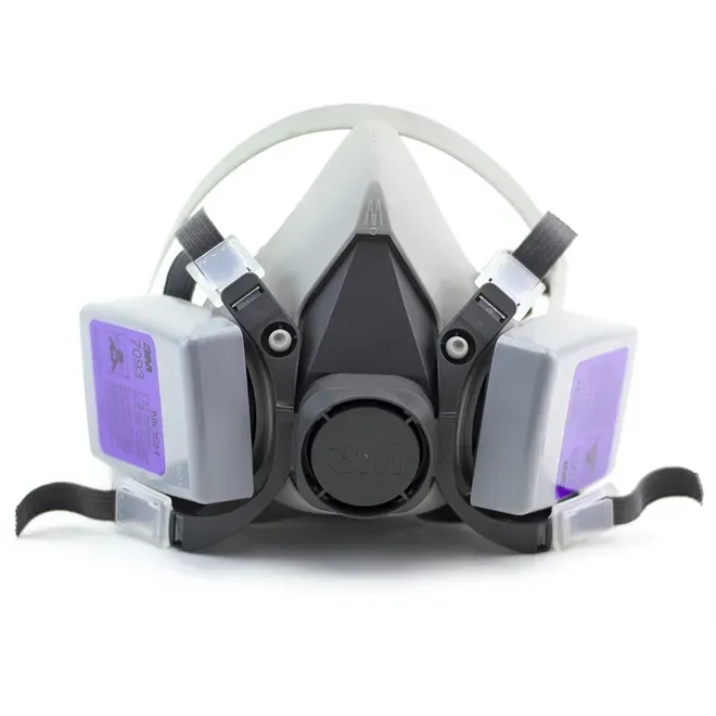 Máscara 3M 6200 Com Filtros 7093 P3 Para Partículas e Fumos de Solda