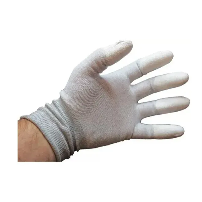 Luva Antiestática Super Safety Com Banho PU nos Dedos CA 41235