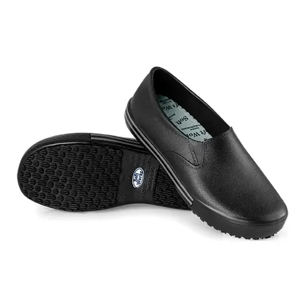 Tênis Iate Soft Works BB80 Antiderrapante Preto Com Faixas Claras CA 37212