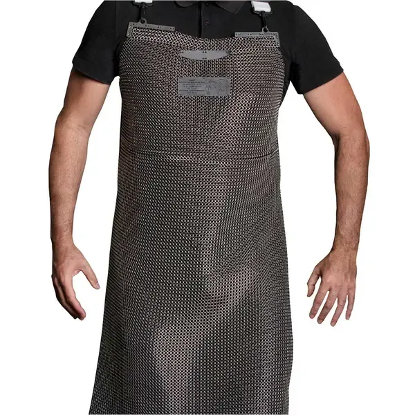 Avental de Malha de Aço Inox Danny Niroflex 55 x 60 CM DA-3333N CA 6170