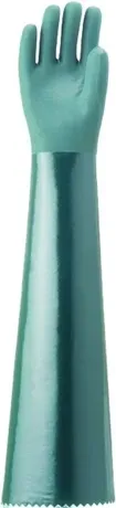 Luva Pvc Forrada Cano Longo e Palma Áspera 70cm Ca 34570
