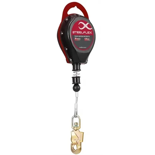 Trava-quedas Retrátil Steelflex Para 30 Metros STF-CQTQ0473