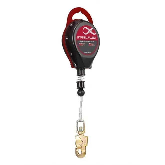 Trava-quedas Retrátil Steelflex Para 10 Metros STF-CQTQ0471