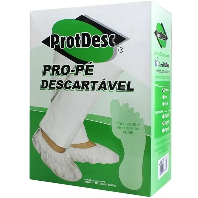 Pro-pé Descartável Gramatura 20 Protdesc 100 unidades