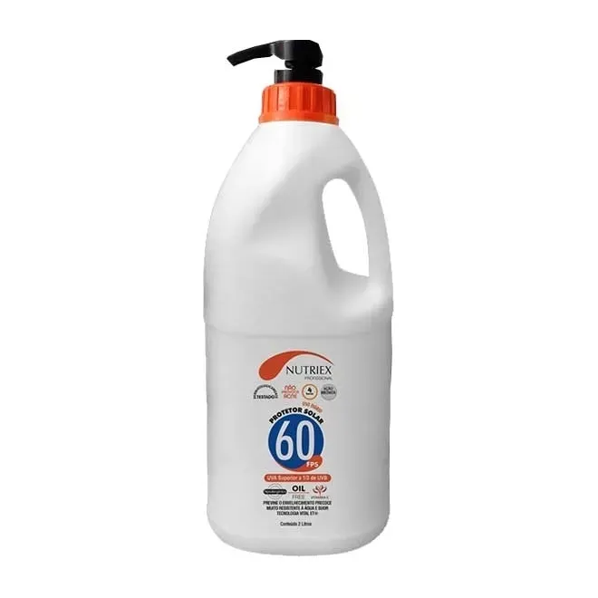 Protetor Solar Fator 60 Nutriex de 2 Litros