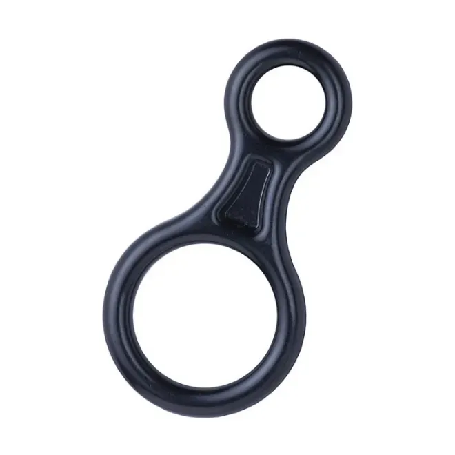 Descensor freio 8 em Alumínio Preto Steelflex STF FR0688