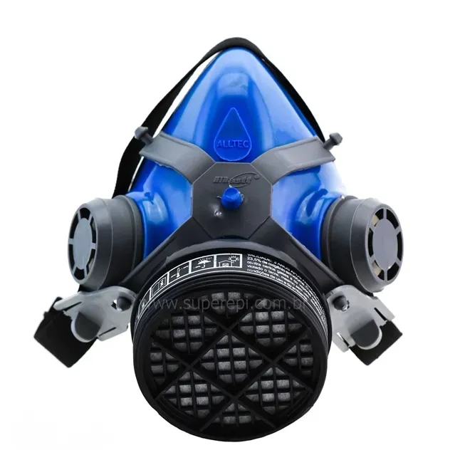 Máscara Semi-Facial Alltec 2401 Com 1 Filtro VO CMA-1