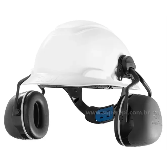Capacete 3M H700 Ajuste Fácil Acoplado com Abafador Peltor X5P5E