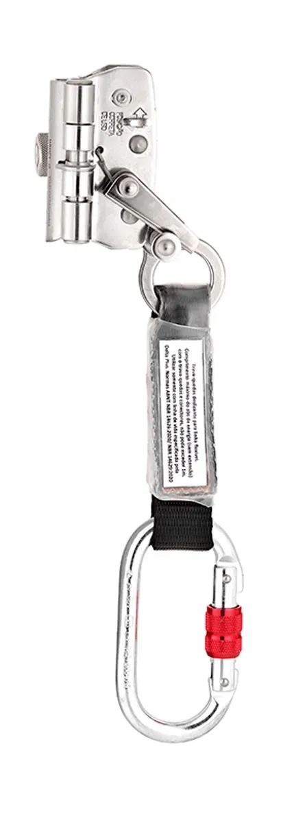 Trava Queda Para Corda 12mm Em Aço Inox Com Extensor ABS Delta Plus WPSCOR414A
