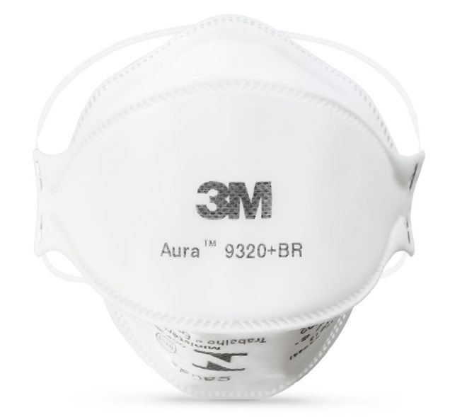 Respirador 3M 9320 PFF2 Sem Válvula Antiembaçante CA 30592