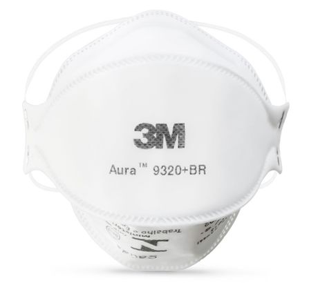 Respirador 3M 9320 PFF2 Sem Válvula Antiembaçante CA 30592