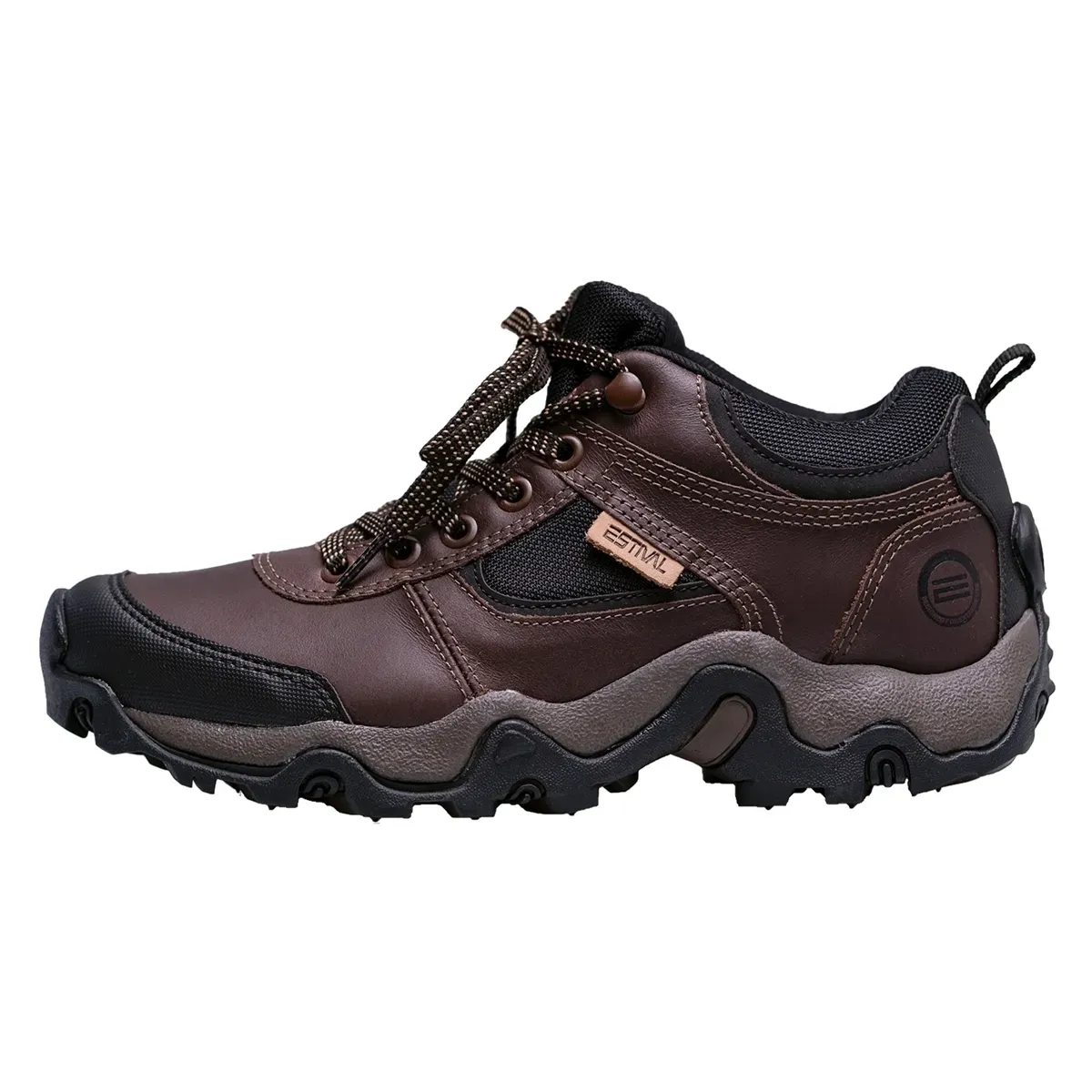 Tênis de Segurança Estival Explorer Dark Brown Em Couro Premium CA 40377