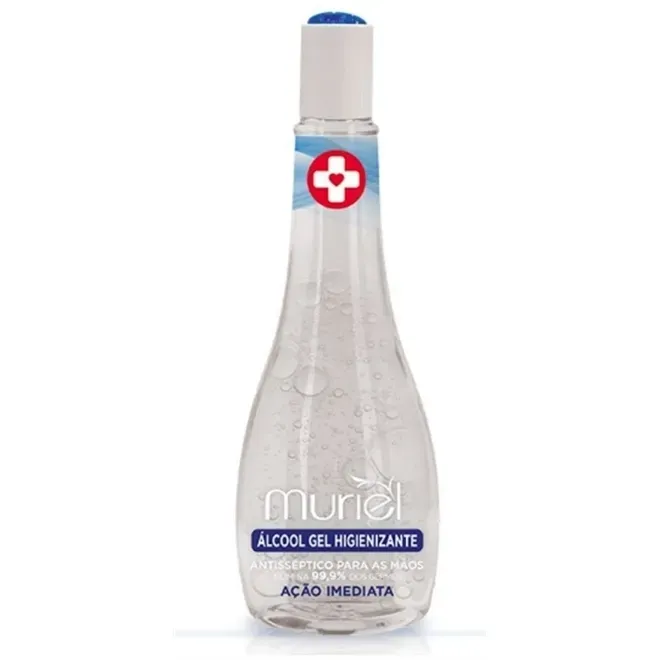 Álcool Gel 70º Anti-Séptico Para as Mãos Muriel 245ML Elimina 99,9% dos Germes