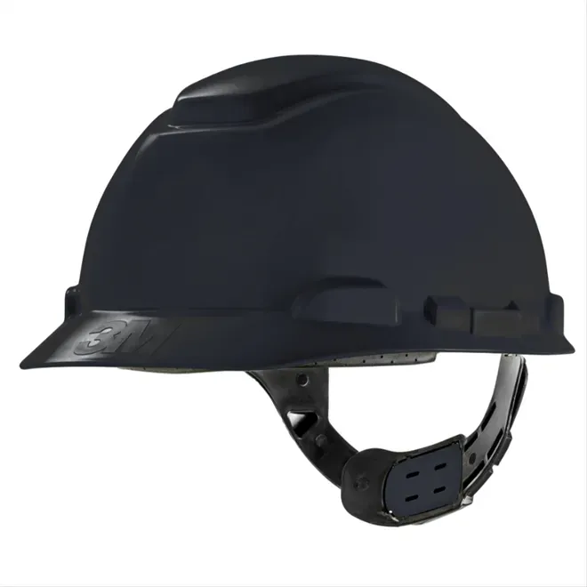 Capacete 3M H-700 Ajuste Fácil Preto Classe B Proteção Contra Choques Elétricos CA 29638