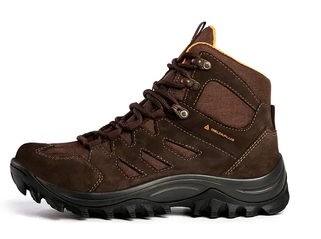 Bota Couro Nobuck Delta Plus Roraima Ob Src Marrom Leve e Resistente a Água