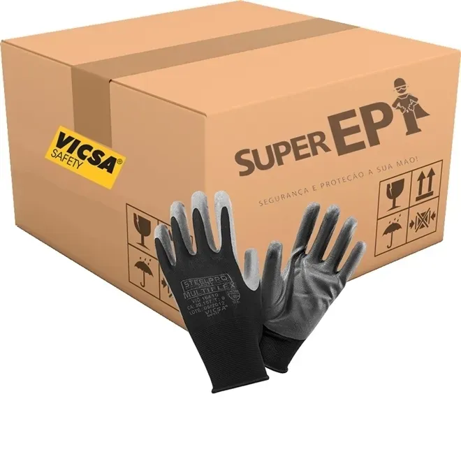 Luva de Segurança Vicsa OPTI-HAND CA 30157 VIC16410 Caixa