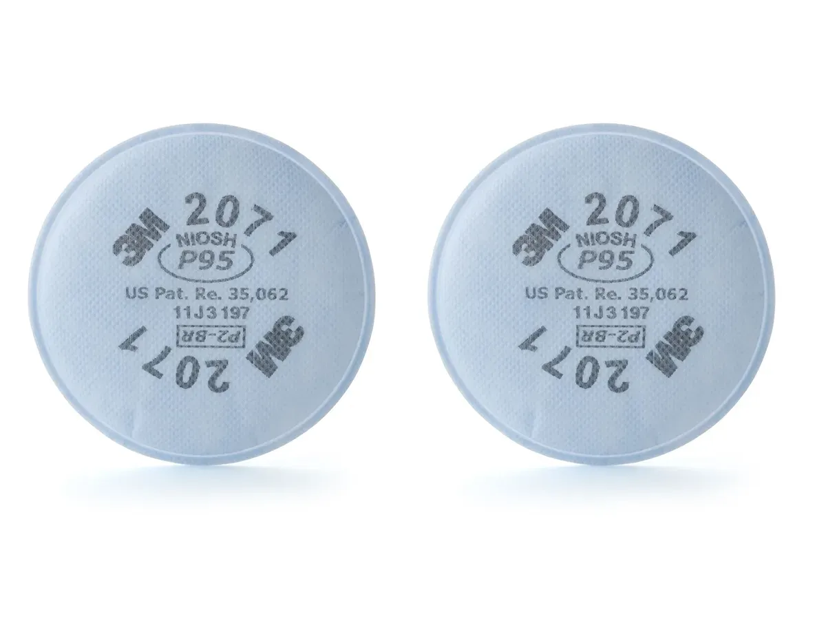 Filtro Para Particulados 3M Modelo 2071 Para poerias, névoas e fumos - Par