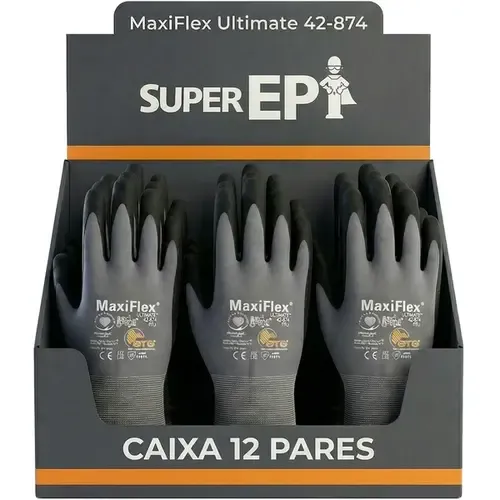 Luva  Maxiflex Ultimate Atg 82.100 CA 51000  Caixa Com 12 Pares