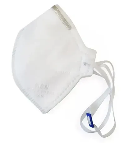 Máscara Respirátoria PFF2 KSN Sem Válvula Branca Modelo 10.02BR CA 8357