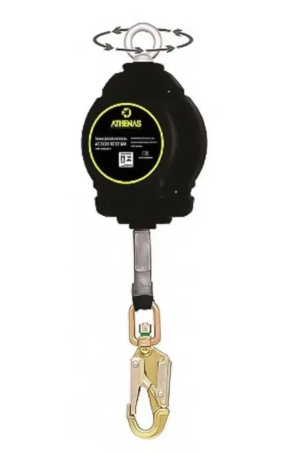 Trava-Quedas Retrátil Em Fita Athenas 6 Metros  AT 7071 RT FT 6M