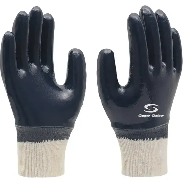 Luva de Segurança Super Safety SS1002 Banho Nitrílico Total CA 32033